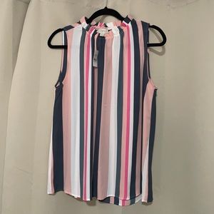 LOFT Striped Blouse